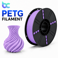 Filament PETG Becreative 1,75 mm 1 kg 20 couleurs disponibles Matériau pour imprimante 3D Solide Opaque Mat Brillant Haute résistance 245-255