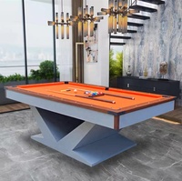 Table de billard professionnelle sur mesure, moderne, de haute qualité, luxueuse, avec coussinets, 9 pieds, 8 pieds, 7 pieds, en ardoise, en cuir, en bois massif