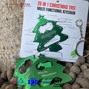 <strong>Christmas</strong> Customizable Thank You Card Package Novelty Multifunctional Keychain Promotional Corporate <strong>Gifts</strong> Business <strong>Gift</strong> Set - Product Image 2
