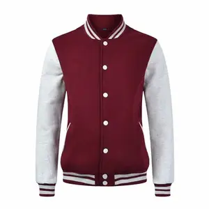 Baseball Jackets Men New Fashion Design Slim Fit College Varsity Coat Women's Jacket Support Custom Print Photo/Text