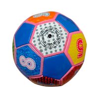 Ballon de football léger 150g taille 2 en PVC écologique traditionnel à 32 panneaux, surface texturée, laminé, cousu à la machine, pour enfants