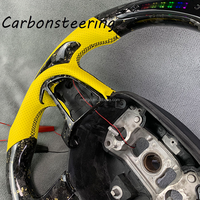Für Dodge Maßgefertigtes Besticktes Carbon-Faser-Rennlenkrad im Racing-Style für Dodge Charger Challenger Hellcat Srt RT