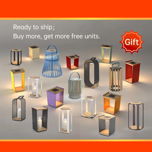 Đèn lồng sân vườn ngoài trời Foshan màu trắng lớn bằng kim loại chống thấm nước năng lượng mặt trời làm quà tặng sinh nhật đám cưới - Product Image 4