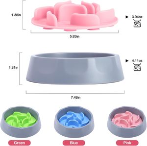 Comedero Lento para Perros de Silicona Ecológico y Lujoso, Antideslizante, con Capacidad de 700 ml y Tapete de Agua - Product Image 4