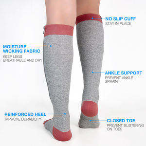 <span class=keywords><strong>Bas</strong></span> <span class=keywords><strong>de</strong></span> compression zippés sans orteils pour la récupération sportive, haute performance, technologie Lonati, vente en gros - Product Image 3