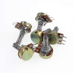 Potenciometro B50k à contrôle de volume unique 16mm avec rhéostats rotatifs à poignée 20mm 15mm comprenant B1K B2K B5K B10K B20K B50K - Product Image 3