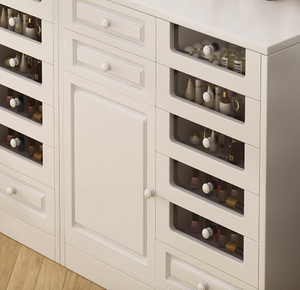 Mobile Moderno in Legno Bianco per Esposizione di Smalti e Cosmetici, con Grande Capacità e Resistenza - Product Image 3