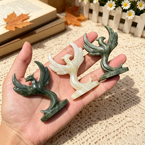 Figurine de Phénix en Cristal Naturel Taillée à la Main et Polie, Sculpture d'Oiseau en Cristal, Décoration d'Intérieur, Cadeau, Vente en Gros - Product Image 3