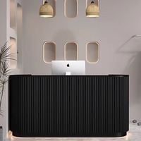 Bureau de Réception Moderne pour Salon de Beauté, Comptoir d'Accueil de Bureau