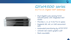 1 E1/T1/ J1 dijital <span class=keywords><strong>VoIP</strong></span> ağ geçidi Grandstream ATAs GXW4500 serisi <span class=keywords><strong>VoIP</strong></span> ağ geçidi GXW4501/GXW4502/GXW4504 ile orijinal GXW4501 - Product Image 6