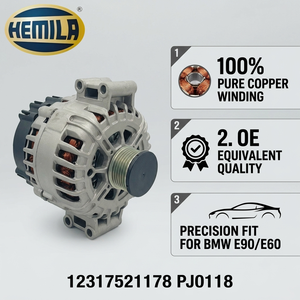 Pièces de véhicule HEMILA 12317521178 12317525376 <span class=keywords><strong>Alternateur</strong></span> haute performance compatible avec <span class=keywords><strong>BMW</strong></span> <span class=keywords><strong>E90</strong></span> E66 Série 3 Série 5 - Product Image 3