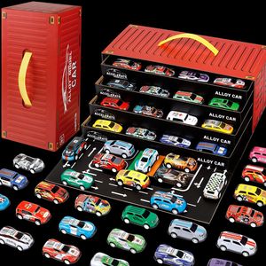 Coche de <span class=keywords><strong>Juguete</strong></span> de Aleación Fundida a Presión 1:64 con Caja de Almacenamiento, Vehículo en Miniatura de Simulación Promocional al por Mayor para Regalo de Niños - Product Image 3