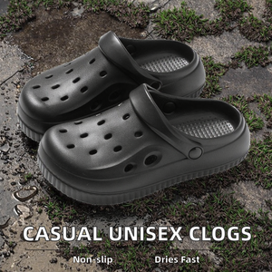 Zuecos Casuales para Hombre, Talla Grande, Unisex, Sandalias Planas de Playa, Transpirables, de Secado Rápido, Antideslizantes, Suaves, para Jardín y Agua - Product Image 2