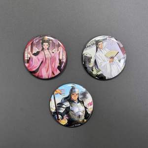 Créez votre propre badge en peluche Kpop personnalisé, badge en métal personnalisé avec logo, dessin animé, anime, holographique, en tôle, avec nom - Product Image 3