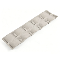 Emballage en rouleau de tissu non tissé dégradable et anti-pression personnalisable, produits en pâte à papier, pâte à papier recyclée