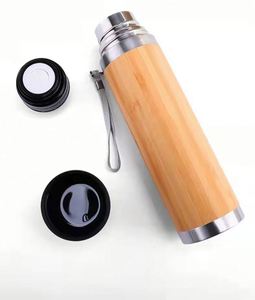 ชุดของขวัญดีไซน์สวย จัดส่งรวดเร็ว พิมพ์ลายได้ตามต้องการ พร้อมฝาปิด แก้วกาแฟไม้สแตนเลสแบบกำหนดเองสำหรับใส่กาแฟ - Product Image 2