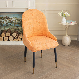 <span class=keywords><strong>Wingback</strong></span> Eetkamerstoel Hoezen Hoes Met Armen, Verwijder Wasbare Gebogen Rugstoelen Beschermhoes Voor Eetkamer - Product Image 2