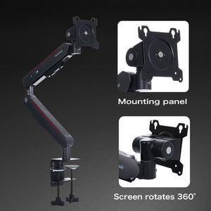 ขาตั้งจอ <span class=keywords><strong>ViewSonic</strong></span> แบบหนีบขอบโต๊ะ, รองรับมาตรฐาน VESA 75x75 100x100, ปรับความสูงได้ด้วยแก๊สสปริง, หมุนเอียงได้ - Product Image 3