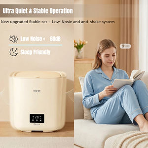 Lavadora Automática Inteligente con Carcasa de Plástico, Lavadora Integrada Portátil para Dormitorio, Viajes, Ropa Interior y Calcetines - Product Image 5