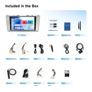 Dasaita araba Stereo sistemi Android araba radyo araç Dvd oynatıcı oyuncu için kapasitif dokunmatik ekran ile Camry 2007-2011 Carplay araba ekran - Product Image 2