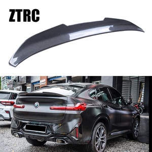 For X4 G02/X4M F98 PSM Style Real Carbon Fiber Material Rear Spoiler Trunk Wing 2019-2025 - Product Image 1