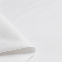 Tissu de percale tissée 40S/40S 133*100 en coton uni, durable et respirant, pour literie d'hôtel, de complexe hôtelier et de chambre d'hôtes.