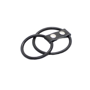 Çift halka Penis kısıtlama yüzük erkek bekaret cihazı gecikmeli boşalma aracı BDSM yetişkin seks oyuncak - Product Image 2