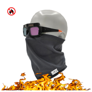 Résistant aux flammes NFPA 70E CAT 2 <span class=keywords><strong>FR</strong></span> cagoule écharpe cache-cou couverture faciale Bandanas Tube pétrole gaz champ fer protection électricien - Product Image 1
