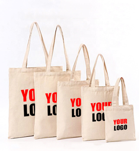 Sac fourre-tout en toile de coton surdimensionné personnalisé avec logo pour femme, sac à main tendance pour l'école et le week-end - Product Image 5