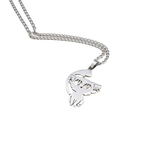 Anime <span class=keywords><strong>Suzume</strong></span> No Tojimari Daijin Cat Charm Chain Necklace for Men Women Collier pendentif en acier inoxydable Fans Cosplay Jewelry - Product Image 6