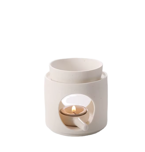 Brûleur à huile en céramique pour la décoration de la maison, lampe aromatique, chauffe-huile essentielle, diffuseur de parfum, brûleur de cire fondue, porte-bougie chauffe-plat, pots à bougies - Product Image 4