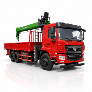 รถบรรทุกติดเครนตงเฟิง 6x4 10 ตัน เครนบูม 4 ท่อน สำหรับขนย้ายวัสดุก่อสร้าง - Product Image 6