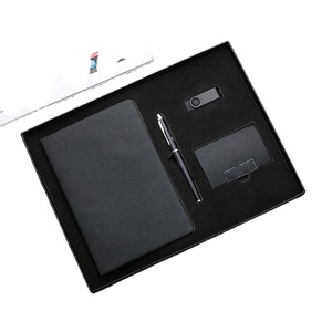 Coffret cadeau 2023 Coffret cadeau d'affaires Logo personnalisé Porte-cartes isotherme / Bloc-notes / <span class=keywords><strong>Stylo</strong></span> / Clé USB - Product Image 1