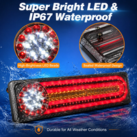 Nouvelles feux arrière LED pour camion et remorque, clignotants lumineux, étanches, 12V universels