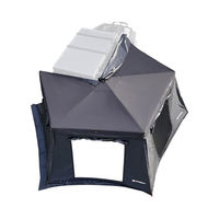 Tenda Atap Mobil ENJOIN 270 SUV, Pemasangan Mudah, Rangka Paduan Logam Tahan Lama, Kain Oxford, Empat Musim, 3 Lampu LED, Perlindungan UV, Tahan Air, PVC