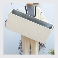Prix d'usine, personnalisation, design moderne, jardinières en résine, pots de jardin rectangulaires en plastique de grande taille, pots pour légumes et fleurs