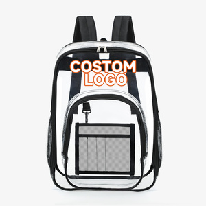 Factory <strong>Cheap</strong> Price New Design Fashion Clear PVC School <strong>Backpack</strong> Custom Transparent PVC Waterproof Durable School <strong>Backpack</strong> - Product Image 3