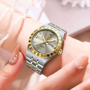 Reloj de Cuarzo POEDAGAR 794 de Moda para Mujer, Reloj Elegante de Lujo, Resistente al Agua, de Acero Inoxidable, para Regalo - Product Image 4