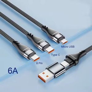 Pd 100W 3 Trong 2 USB USB-C Micro Đa USB Nhanh Chóng Sạc Cáp Cho Iphone Samsung Nhanh Chóng Sạc Dây - Product Image 2