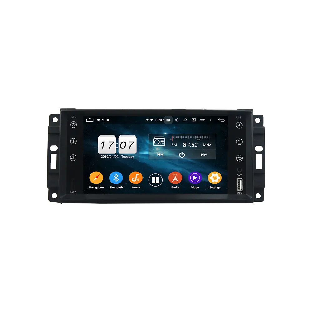 MOOKAKA для Jeep Compass Wrangler Универсальный Android RDS автомобильный Радио Мультимедиа Видео плеер навигация Android No 2din 2 din <span class=keywords><strong>dvd</strong></span>