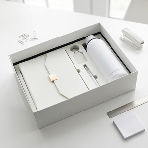 Ensemble cadeau d'entreprise personnalisé Ensemble de luxe de tasse à vide et de carnet Ensemble cadeau promotionnel d'affaires exécutif avec boîte - Product Image 1