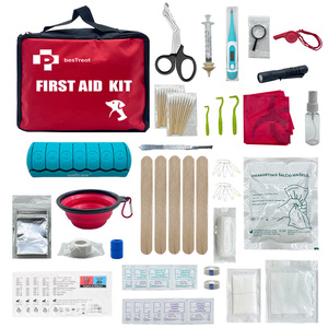医療用品応急処置キットペットホーム屋外犬用救急バッグダニ除去剤付き - Product Image 1
