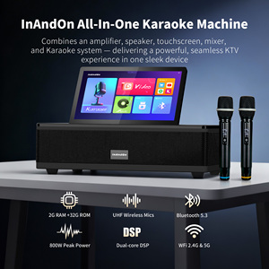 Máquina de <span class=keywords><strong>Karaoke</strong></span> Portátil Todo en Uno InAndOn de 500 GB <span class=keywords><strong>con</strong></span> Pantalla Táctil de 12.2 Pulgadas <span class=keywords><strong>para</strong></span> Sistema de <span class=keywords><strong>Karaoke</strong></span> en Casa, ODM OEM - Product Image 5
