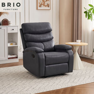 Fauteuil inclinable électrique <span class=keywords><strong>d</strong></span>'usine avec fonction massage et bascule, <span class=keywords><strong>canapé</strong></span> simple en <span class=keywords><strong>cuir</strong></span> PU pour salon, OEM personnalisé disponible - Product Image 1