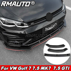 Rmauto sợi <span class=keywords><strong>carbon</strong></span> xe phía trước Bumper Splitter Lip Spoiler khuếch tán bảo vệ bảo vệ cho Volkswagen VW GOLF <span class=keywords><strong>MK7</strong></span> 7.5 GTI 2014-2020 - Product Image 2