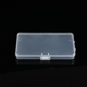 Boîte de rangement en plastique transparente rectangulaire vide transfrontalière pour papeterie, matériel de pêche, composants électroniques, cartes - Product Image 3