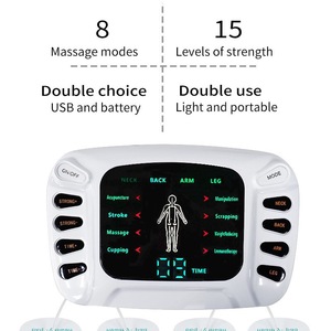 Máquina de Massagem Digital de Acupuntura Portátil com 8 Modos para Alívio da Dor Corporal - Product Image 3
