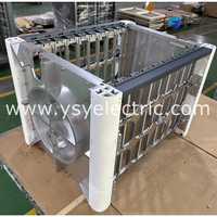 Châssis d'équipement de stockage d'énergie sur mesure en aluminium extrudé, usiné CNC, pour modules OEM