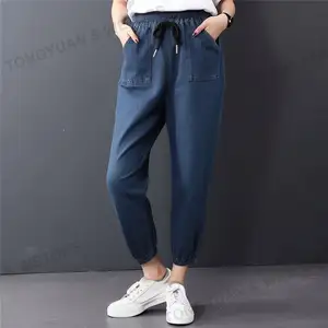 Y2k Quần Jean Nữ Màu Hồng Thời Trang Quần Denim Cạp Cao Quần Denim Thoải Mái Cho Mẹ Quần Jean Ống Đứng Rộng Giặt Được 2041