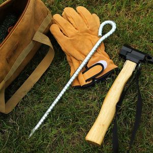 Piquet de tente extra-large pour camping, auvent, plage – Haute résistance, coupe-vent, pour neige, fixation au sol - Product Image 4